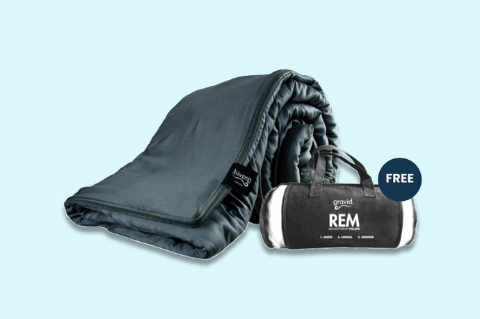 Summer Bundle - Weighted Blanket With FREE REM Pillow! | Gravid Weighted Blanket